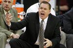 LAS VEGAS - MARCH 12:  Head coach Dave Rose of the Brigham Young University Cougars gestures to his players as they take on the Air Force Falcons during a quarterfinal game of the Conoco Mountain West Conference Basketball Championships at the Thomas & Mack Center March 12, 2009 in Las Vegas, Nevada. The Cougars won 80-69.  (Photo by Ethan Miller/Getty Images)