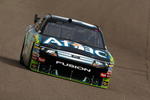 HOMESTEAD, FL - NOVEMBER 20:  Carl Edwards, driver of the #99 Aflac Ford, drives during practice for the NASCAR Sprint Cup Series Ford 400 at Homestead-Miami Speedway on November 20, 2009 in Homestead, Florida.  (Photo by Chris Graythen/Getty Images)