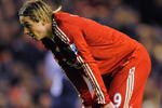 LIVERPOOL, ENGLAND - DECEMBER 13:   Fernando Torres of Liverpool catches his breath during the Barclays Premier League match between Liverpool and Arsenal at Anfield on December 13, 2009 in Liverpool, England. (Photo by Michael Regan/Getty Images)