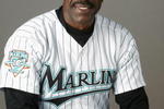 JUPITER, FL - FEBRUARY 22: Andre Dawson of the Florida Marlins during picture day at Spring Training  on February 22, 2003 at Roger Dean Stadium in Jupiter Florida. (Photo By Eliot J. Schechter/Getty Images)