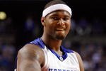 LEXINGTON, KY - DECEMBER 23:  DeMarcus Cousins #15 of the Kentucky Wildcats celebrates during the game against the Long Beach State 49ers at Rupp Arena on December 23, 2009 in Lexington, Kentucky.  (Photo by Andy Lyons/Getty Images)