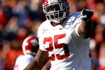 AUBURN, AL - NOVEMBER 27:  Rolando McClain #25 of the Alabama Crimson Tide against the Auburn Tigers at Jordan-Hare Stadium on November 27, 2009 in Auburn, Alabama.  (Photo by Kevin C. Cox/Getty Images)