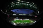 LONDON, ENGLAND - OCTOBER 25:  A general view of  the NFL International Series match between New England Patriots and Tampa Bay Buccaneers at Wembley Stadium on October 25, 2009 in London, England. This is the third occasion where a regular season NFL match has been played in London. (Photo by Tom Hevezi/Pool/Getty Images)