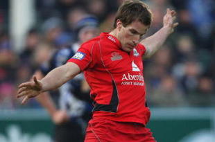 BATH, ENGLAND - DECEMBER 13:  Edinburgh flyhalf Phil Godman in action during the Heineken Cup Pool 4 match between Bath and Edinburgh at the Recreation Ground on December 13, 2009 in Cardiff, Wales.  (Photo by Stu Forster/Getty Images)
