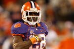 CLEMSON, SC - NOVEMBER 21:  C.J. Spiller #28 of the Clemson Tigers looks on during the game against the Virginia Cavaliers at Memorial Stadium on November 21, 2009 in Clemson, South Carolina.  (Photo by Streeter Lecka/Getty Images)