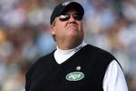 SAN DIEGO - JANUARY 17:  Head coach Rex Ryan of the New York Jets stands on the field prior to the AFC Divisional Playoff Game against the San Diego Chargers at Qualcomm Stadium on January 17, 2010 in San Diego, California.  (Photo by Donald Miralle/Getty Images)