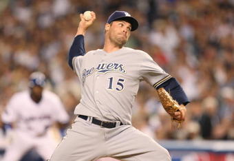 NEW YORK - JULY 15:  Pitcher Ben Sheets #15 of the National League All-Stars throws against the American League All-Stars during the 79th MLB All-Star Game at Yankee Stadium on July 15, 2008 in New York, New York. (Photo by Nick Laham/Getty Images)