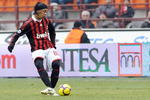 MILAN, ITALY - JANUARY 17:  Ronaldinho of Milan in action during the Serie A match between Milan and Siena at Stadio Giuseppe Meazza on January 17, 2010 in Milan, Italy.  (Photo by Giuseppe Bellini/Getty Images)