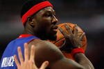 CHICAGO - DECEMBER 02: Ben Wallace #6 of the Detroit Pistons looks to pass against the Chicago Bulls at the United Center on December 2, 2009 in Chicago, Illinois. The Bulls defeated the Pistons 92-85. NOTE TO USER: User expressly acknowledges and agrees that, by downloading and/or using this Photograph, User is consenting to the terms and conditions of the Getty Images License Agreement. (Photo by Jonathan Daniel/Getty Images)