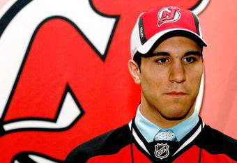 OTTAWA, ON - JUNE 21:  54th overall pick, Patrice Cormier of the New Jersey Devils is interviewed during the 2008 NHL Entry Draft at Scotiabank Place on June 21, 2008 in Ottawa, Ontario, Canada.  (Photo by Richard Wolowicz/Getty Images)