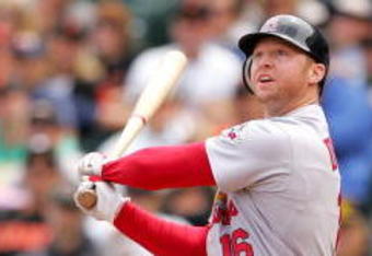 SAN FRANCISCO - MAY 31:  Chris Duncan #16 of the St. Louis Cardinals bats against the San Francisco Giants at AT&T Park on May 31, 2009 in San Francisco, California.  (Photo by Ezra Shaw/Getty Images)