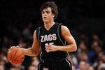 NEW YORK - DECEMBER 19:  Matt Bouldin #15 of the Gonzaga Bulldogs drives upcourt against the Duke Blue Devils in the first half of the Aeropostale Classic at Madison Square Garden on December 19, 2009 in New York City.  (Photo by Jeff Zelevansky/Getty Images)