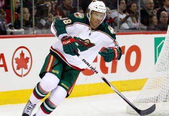 MONTREAL- DECEMBER 17:  Robbie Earl #38 of the Minnesota Wild skates during the NHL game against the Montreal Canadiens on December 17, 2009 at the Bell Centre in Montreal, Quebec, Canada.  The Wild defeated the Canadiens 3-1.  (Photo by Richard Wolowicz/Getty Images)