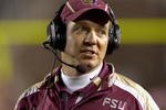 TALLAHASSEE, FL - OCTOBER 27: Offensive coordinator Jimbo Fisher of the Florida State Seminoles directs play against the Duke Blue Devils at Doak Campbell Stadium on October 27, 2007 in Tallahassee, Florida.  FSU won 25-6. (Photo by Al Messerschmidt/Getty Images) *** Local Caption ***
