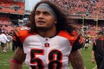 CLEVELAND - OCTOBER 04:  Rey Maualuga #58 of the Cincinnati Bengals looks on against the Cleveland Browns during their game at Cleveland Browns Stadium on October 4, 2009 in Cleveland, Ohio.  (Photo by Jim McIsaac/Getty Images)