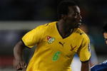 RIFU, MIYAGI, JAPAN - OCTOBER 14:  Assimiou Toure of Togo in action during the Kirin Challenge Cup 2009 match between Japan and Togo at Miyagi Stadium on October 14, 2009 in Rifu, Miyagi, Japan.  (Photo by Junko Kimura/Getty Images)