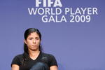 ZURICH - SWITZERLAND Ð DECEMBER 21:  Brazil's Cristiane during a Press Conference for the FIFA 2009 Women's Player of the Year at the Kongresshaus on December 21, 2009 in Zurich, Switzerland.  (Photo by Pascal Muller/Getty Images)