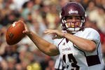 WEST LAFAYETTE, IN - SEPTEMBER 20:  Quarterback Dan LeFevour #13 of the Central Michigan Chippewas drops back to pass against the Purdue Boilermakers at Ross-Ade Stadium on September 20, 2008 in West Lafayette, Indiana.  (Photo by Ronald Martinez/Getty Images)