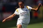 CARSON, CA - APRIL 19:  Marta Vieira da Silva #10 of the Los Angeles Sol looks to control the ball on the right wing during the WPS match against FC Golden Pride at The Home Depot Center on April 19, 2009 in Carson, California. The Sol defeated FC Gold Pride 1-0. (Photo by Victor Decolongon/Getty Images)