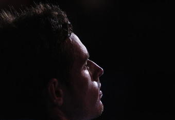 MELBOURNE, AUSTRALIA - JANUARY 31:  Andy Murray of Great Britain looks on after the men's final match against Roger Federer of Switzerland during day fourteen of the 2010 Australian Open at Melbourne Park on January 31, 2010 in Melbourne, Australia.  (Photo by Ryan Pierse/Getty Images)