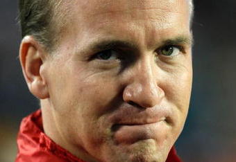 MIAMI GARDENS, FL - JANUARY 31:  Peyton Manning of the Indianapolis Colts looks on during the 2010 AFC-NFC Pro Bowl at Sun Life Stadium on January 31, 2010 in Miami Gardens, Florida.  (Photo by Scott Halleran/Getty Images)