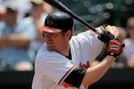 BALTIMORE - JULY 30:  Aubrey Huff #17 of the Baltimore Orioles takes an at bat against the Kansas City Royals during MLB action at Oriole Park at Camden Yards on July 30, 2009 in Baltimore, Maryland.  (Photo by Doug Pensinger/Getty Images)
