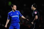 HULL, ENGLAND - FEBRUARY 02:  John Terry of Chelsea has words with Referee Mark Clattenburg during the Barclays Premier League match between Hull City and Chelsea at the KC Stadium on February 2, 2010 in Hull, England.  (Photo by Jamie McDonald/Getty Images)
