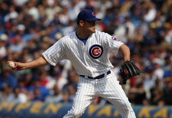CHICAGO - MAY 29:  Kevin Gregg #63 of the Chicago Cubs pitches against the Los Angeles Dodgers during the game on May 29, 2009 at Wrigley Field in Chicago, Illinois. (Photo by Jonathan Daniel/Getty Images) 