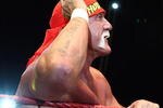 PERTH, AUSTRALIA - NOVEMBER 24:  Hulk Hogan gestures to the audience during his Hulkamania Tour at the Burswood Dome on November 24, 2009 in Perth, Australia.  (Photo by Paul Kane/Getty Images)