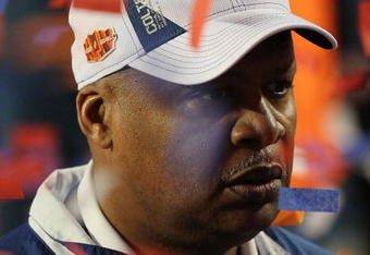 MIAMI GARDENS, FL - FEBRUARY 07: Head coach Jim Caldwell of the Indianapolis Colts walks off the field after being defeated by the New Orleans Saints during Super Bowl XLIV on February 7, 2010 at Sun Life Stadium in Miami Gardens, Florida.  (Photo by Jed Jacobsohn/Getty Images)