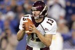 LEXINGTON, KY - SEPTEMBER 30: Dan LeFevour #13 of the Central Michigan Chippewas looks to pass the ball during the game against the Kentucky Wildcats on September 30, 2006 at Commonwealth Stadium in Lexington, Kentucky. (Photo by Andy Lyons/Getty Images)