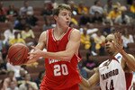 ANAHEIM, CA - MARCH 20:  Ryan Wittman #20 of the Cornell Big Red moves against the defense of Fred Washington #44 of the Stanford Cardinal during the South Region first round of the NCAA Basketball Tournament at the Honda Center on March 20, 2008 in Anaheim, California.  (Photo by Lisa Blumenfeld/Getty Images)