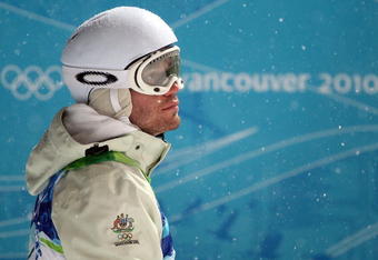 VANCOUVER, BC - FEBRUARY 10: Dale Begg-Smith of Australia looks back towards the Freestyle skiing moguls course at Cypress Mountain ahead of the Vancouver 2010 Winter Olympics on February 10, 2010 in Vancouver, Canada.  (Photo by Streeter Lecka/Getty Images)