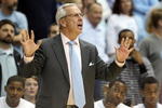 CHAPEL HILL, NC - JANUARY 16:  Head coach Roy Williams of the North Carolina Tar Heels reacts during their game against the Georgia Tech Yellow Jackets at the Dean Smith Center on January 16, 2010 in Chapel Hill, North Carolina.  (Photo by Streeter Lecka/Getty Images)
