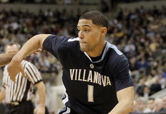 PITTSBURGH - FEBRUARY 21:  Scottie Reynolds #1 of the University of Villanova Wildcats drives with the ball against the University of Pittsburgh Panthers during the game on February 21, 2010 at the Petersen Events Center in Pittsburgh, Pennsylvania.  (Photo by Jared Wickerham/Getty Images)
