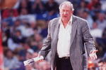 HEAD COACH OF UNIVERSITY OF TEXAS EL PASO DON HASKINS ON THE SIDELINE.