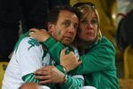 ISTANBUL, TURKEY - MAY 20:  Werder Bremen fans show their dejection following their team's defeat after extra time at the end of the UEFA Cup Final between Shakhtar Donetsk and Werder Bremen at the Sukru Saracoglu Stadium on May 20, 2009 in Istanbul, Turkey.  (Photo by Michael Steele/Getty Images)