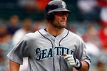 ANAHEIM, CA - MAY 31:  Russell Branyan #30 of the Seattle Mariners runs to first base against the Los Angeles Angels of Anaheim at Angel Stadium on May 31, 2009 in Anaheim, California.  (Photo by Jeff Gross/Getty Images)