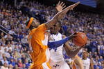 LEXINGTON, KY - FEBRUARY 13:  Patrick Patterson #54 of the Kentucky Wilcats drives during the SEC game against the Tennessee Volunteers on February 13, 2010 at Rupp Arena in Lexington, Kentucky.  (Photo by Andy Lyons/Getty Images)