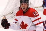 VANCOUVER, BC - FEBRUARY 26:  Brenden Morrow #10 of Canada celebrates after he scored during the ice hockey men's semifinal game between the Canada and Slovakia on day 15 of the Vancouver 2010 Winter Olympics at Canada Hockey Place on February 26, 2010 in Vancouver, Canada.  (Photo by Cameron Spencer/Getty Images)