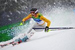 WHISTLER, BC - FEBRUARY 26:  Maria Riesch of Germany competes during the Ladies Slalom second run on day 15 of the Vancouver 2010 Winter Olympics at Whistler Creekside on February 26, 2010 in Whistler, Canada.  (Photo by Clive Mason/Getty Images)