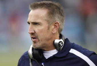 NASHVILLE, TN - DECEMBER 13: Head coach Steve Spagnuolo of the St. Louis Rams looks on against the Tennessee Titans at LP Field on December 13, 2009 in Nashville, Tennessee. The Titans defeated the Rams 47-7. (Photo by Joe Robbins/Getty Images)