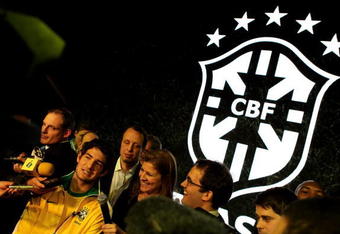 LONDON, ENGLAND - FEBRUARY 25:  Alexandre Pato of Brazil speaks to the media during the Nike unveils the new Brazil home and away kit, plus 8 away kits for the other Nike-Sponsored federations appearing at the 2010 World Cup in South Africa at Battersea Power Station on February 25, 2010 in London, England.  (Photo by Paul Gilham/Getty Images for Nike)
