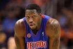 PHOENIX - NOVEMBER 22:  Ben Wallace #6 of the Detroit Pistons awaits a free throw shot during the NBA game against the Phoenix Suns at US Airways Center on November 22, 2009 in Phoenix, Arizona. The Suns defeated the Pistons 117-91.  NOTE TO USER: User expressly acknowledges and agrees that, by downloading and or using this photograph, User is consenting to the terms and conditions of the Getty Images License Agreement.  (Photo by Christian Petersen/Getty Images)