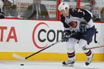 PHILADELPHIA - JANUARY 28:  Pavel Kubina #77 of the Atlanta Thrashers in action against  The Philadelphia Flyers during their game on January 28, 2010 at The Wachovia Center in Philadelphia, Pennsylvania.  (Photo by Al Bello/Getty Images)