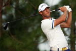WEST PALM BEACH, FL - DECEMBER 07:  Graham DeLaet hits a tee shot during the final round of the 2009 PGA TOUR Qualifying Tournament at Bear Lakes Country Club on December 7, 2009 in West Palm Beach, Florida.  (Photo by Doug Benc/Getty Images)