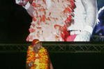 PERTH, AUSTRALIA - NOVEMBER 24:  Hulk Hogan enters the stage prior to his bout against Rick Flair during the Hulkamania Tour at the Burswood Dome on November 24, 2009 in Perth, Australia.  (Photo by Paul Kane/Getty Images)