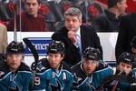 GLENDALE, AZ - DECEMBER 12:  Head coach Todd McLellan of the San Jose Sharks watches from the bench during the NHL game against the Phoenix Coyotes at Jobing.com Arena on December 12, 2009 in Glendale, Arizona. The Coyotes defeated the Sharks 2-1. (Photo by Christian Petersen/Getty Images)