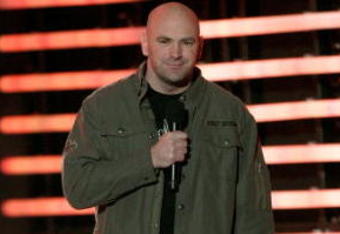 CULVER CITY, CA - DECEMBER 14:  UFC president Dana White speaks onstage at Spike TV's 2008 'Video Game Awards' held at Sony Pictures' Studios on December 14, 2008 in Culver City, California.  (Photo by Kevin Winter/Getty Images for Spike TV)
