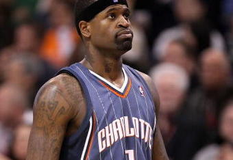 PHOENIX - JANUARY 26:  Stephen Jackson #1 of the Charlotte Bobcats during the NBA game against the Phoenix Suns at US Airways Center on January 26, 2010 in Phoenix, Arizona. The Bobcats defeated the Suns in overtime.  114-109.  NOTE TO USER: User expressly acknowledges and agrees that, by downloading and or using this photograph, User is consenting to the terms and conditions of the Getty Images License Agreement.  (Photo by Christian Petersen/Getty Images)